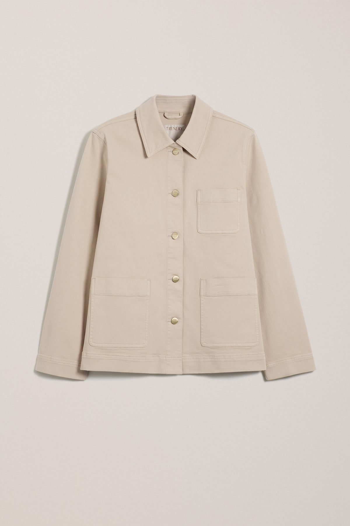 Garment Dyed Denim Pocket Detail Jacket