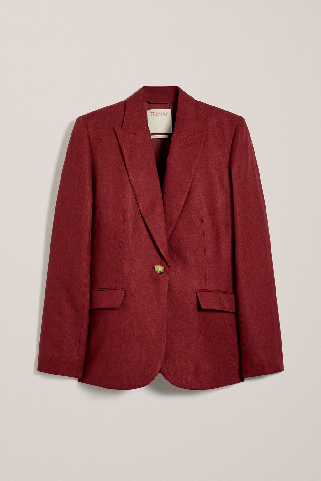 Linen Twill Single Breasted Blazer