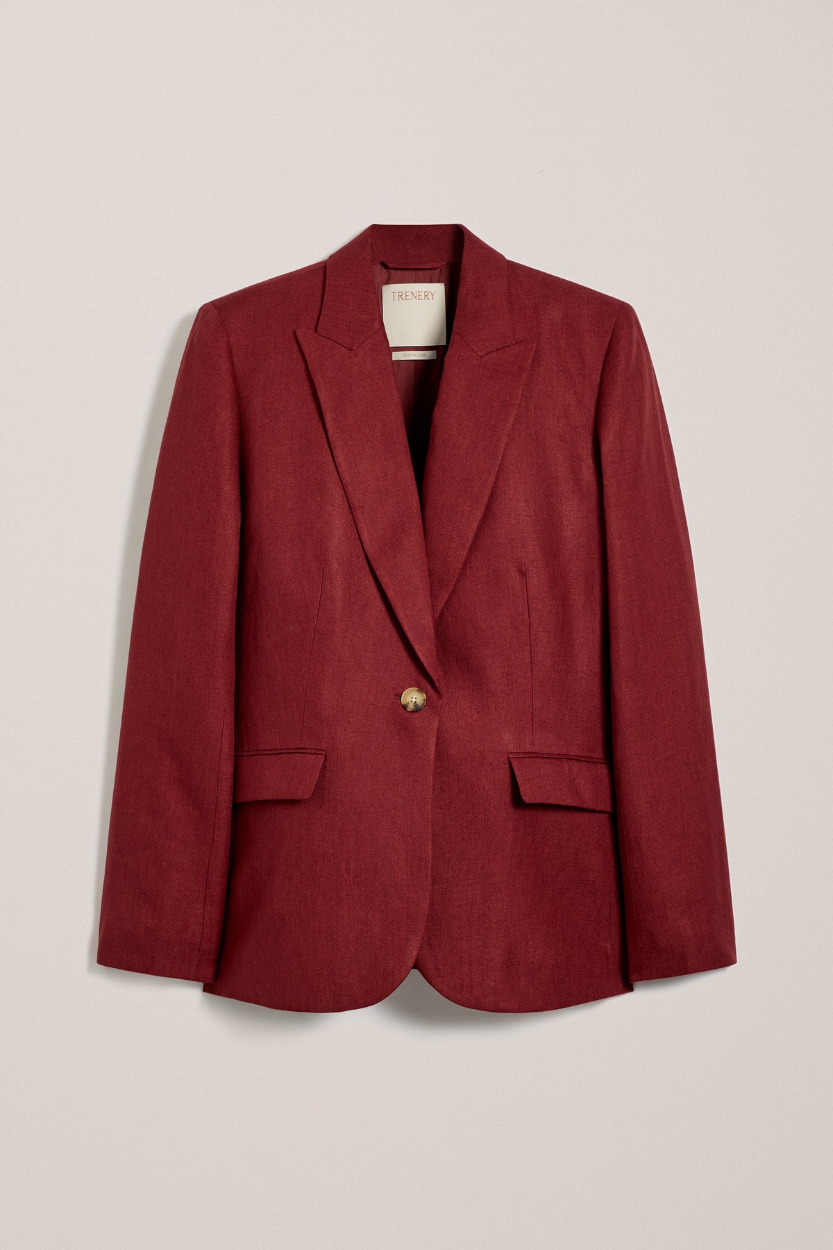 Linen Twill Single Breasted Blazer