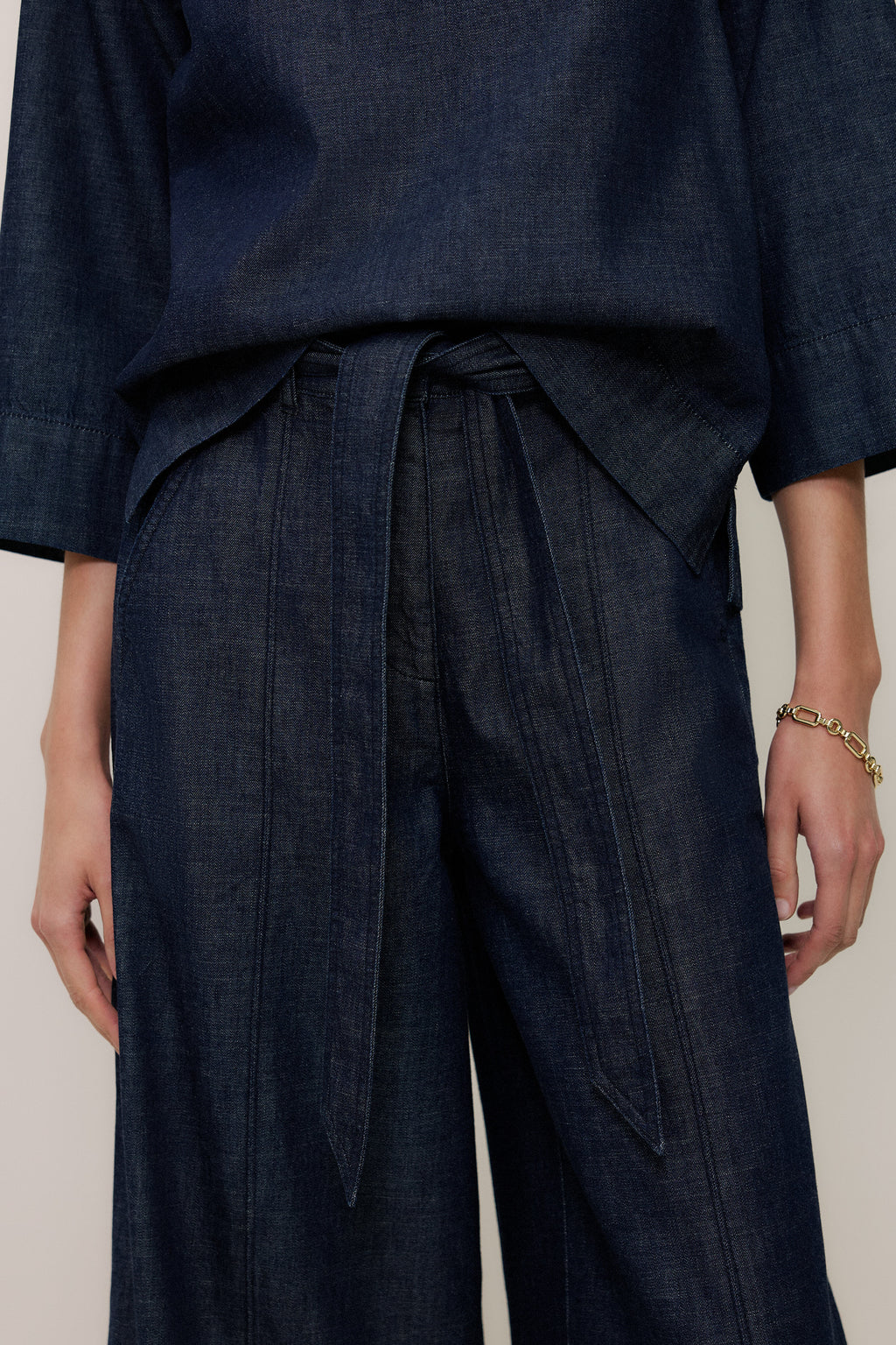 Soft Denim Culotte