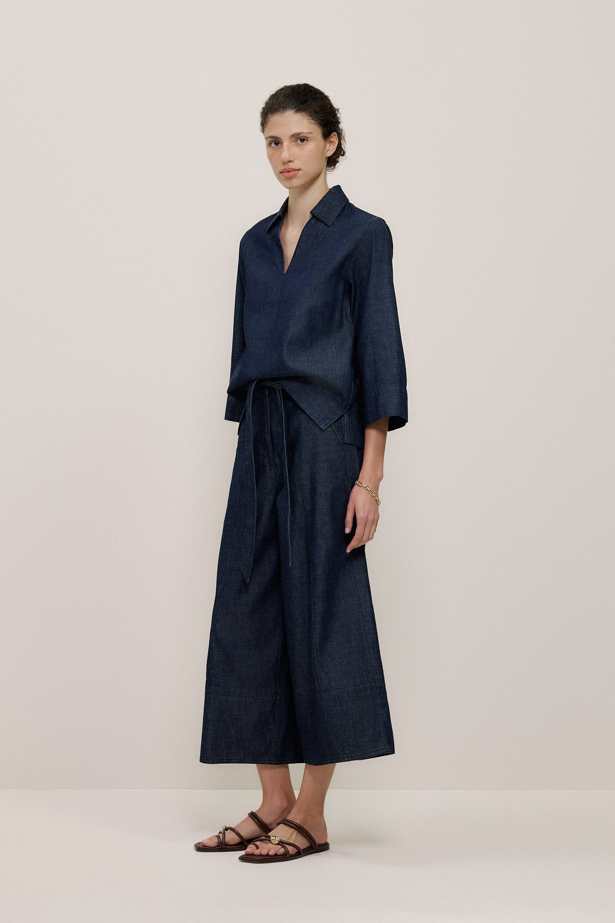Soft Denim Culotte