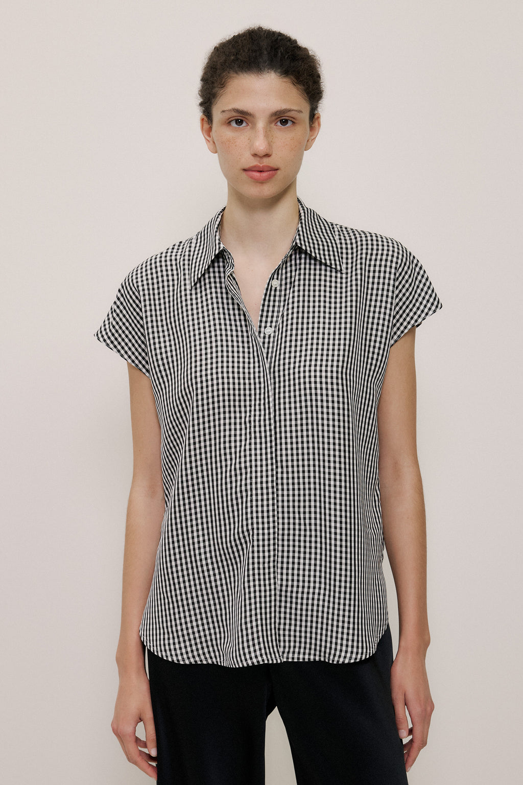 Gingham Short Sleeve Shirt