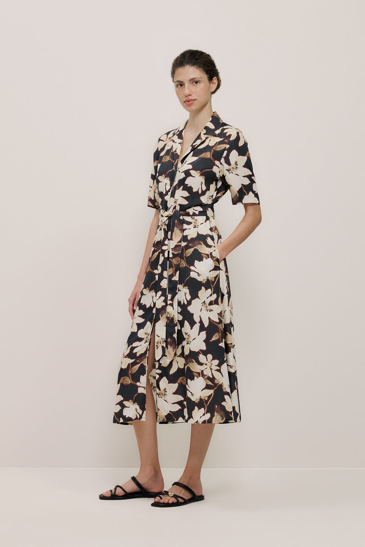 Calais Short Sleeve Shirt Dress