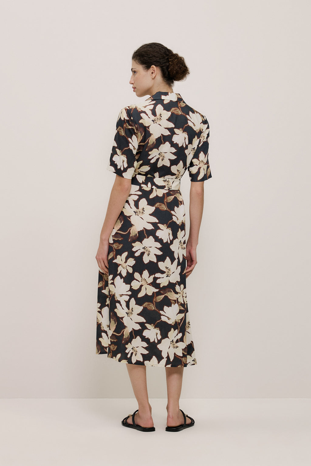 Calais Short Sleeve Shirt Dress