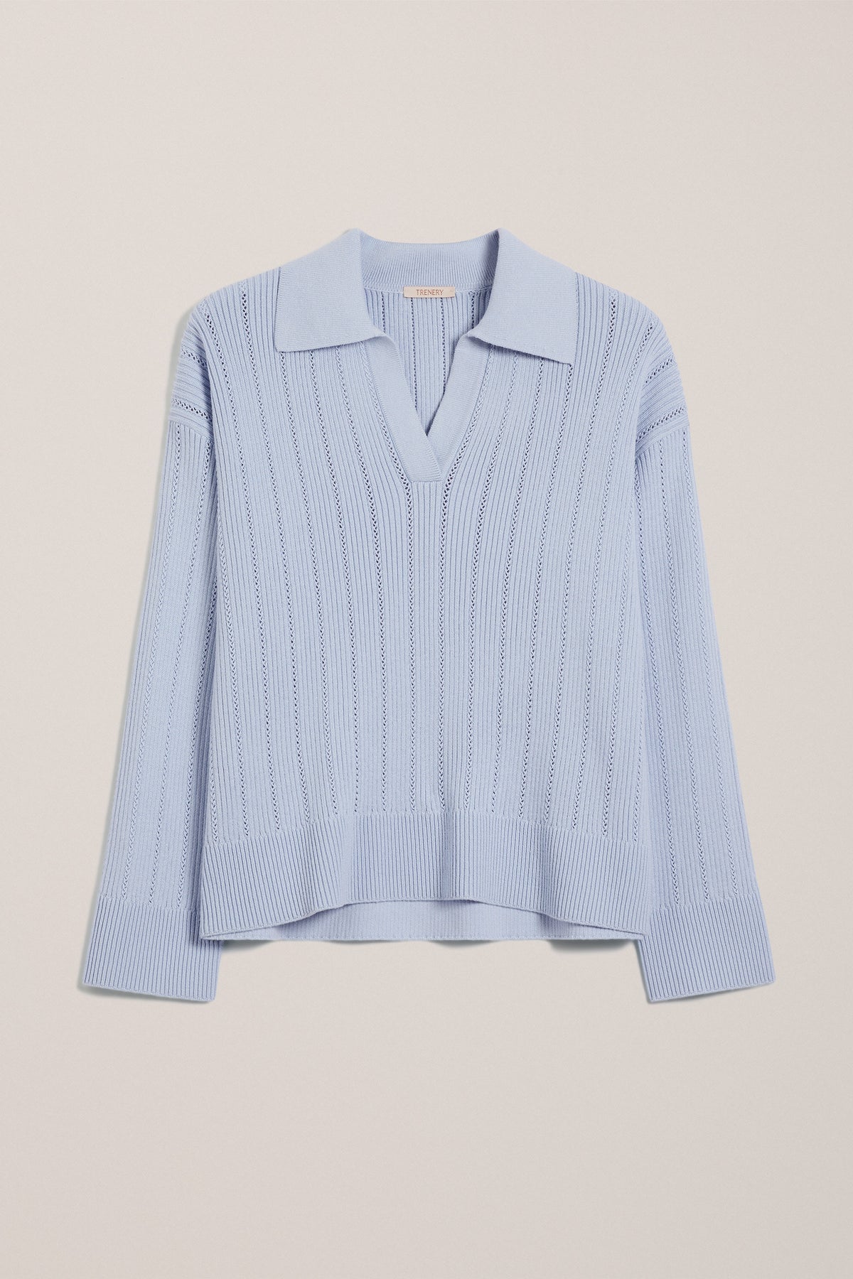 Cotton Cashmere Fine Cable Polo