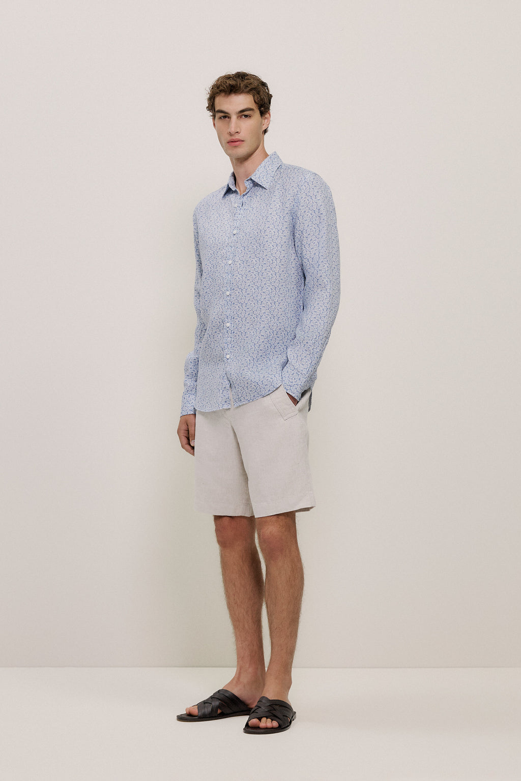 Heath Linen Long Sleeve Shirt