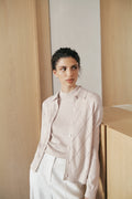 Cotton Cashmere Pointelle Cardigan