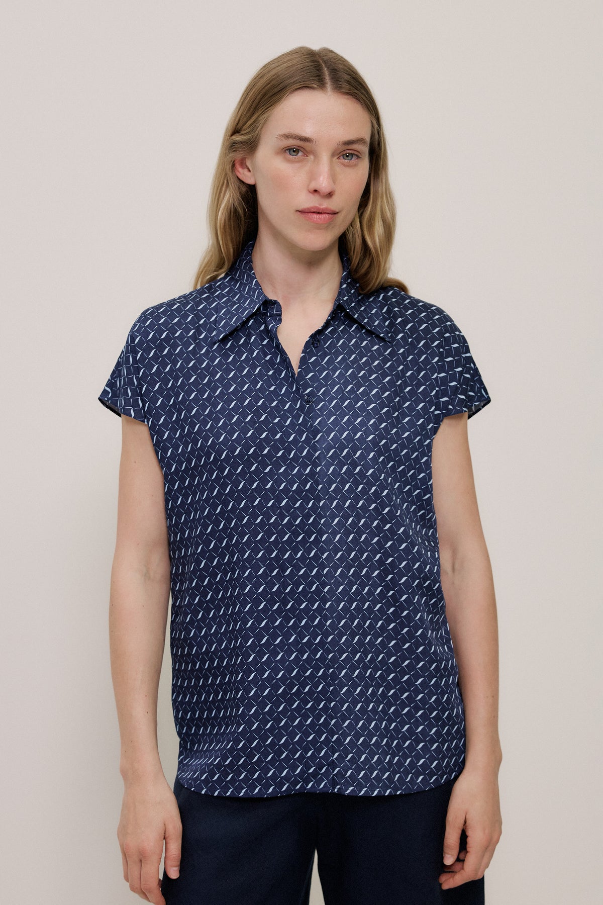 Cavelle Relaxed Cap Sleeve Shirt