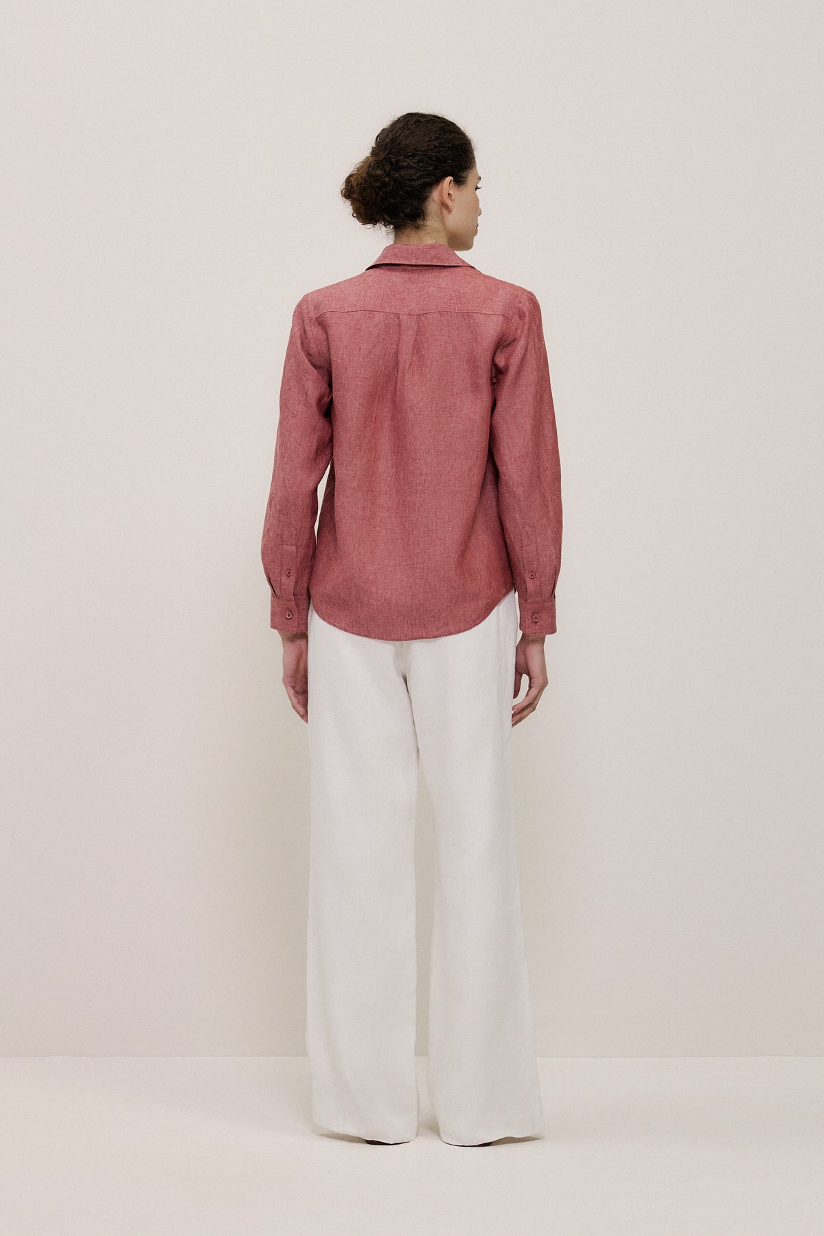 Yarn Dyed Linen Classic Shirt