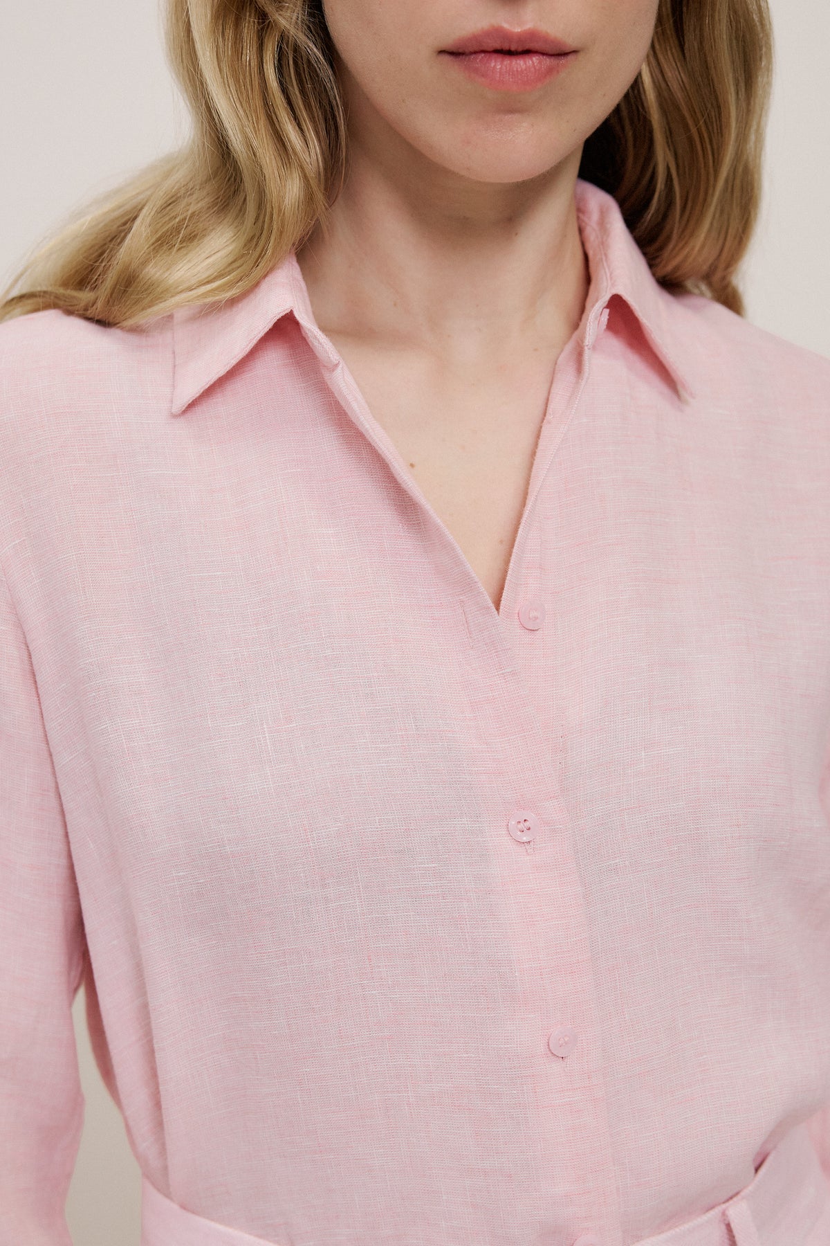Yarn Dyed Linen Classic Shirt