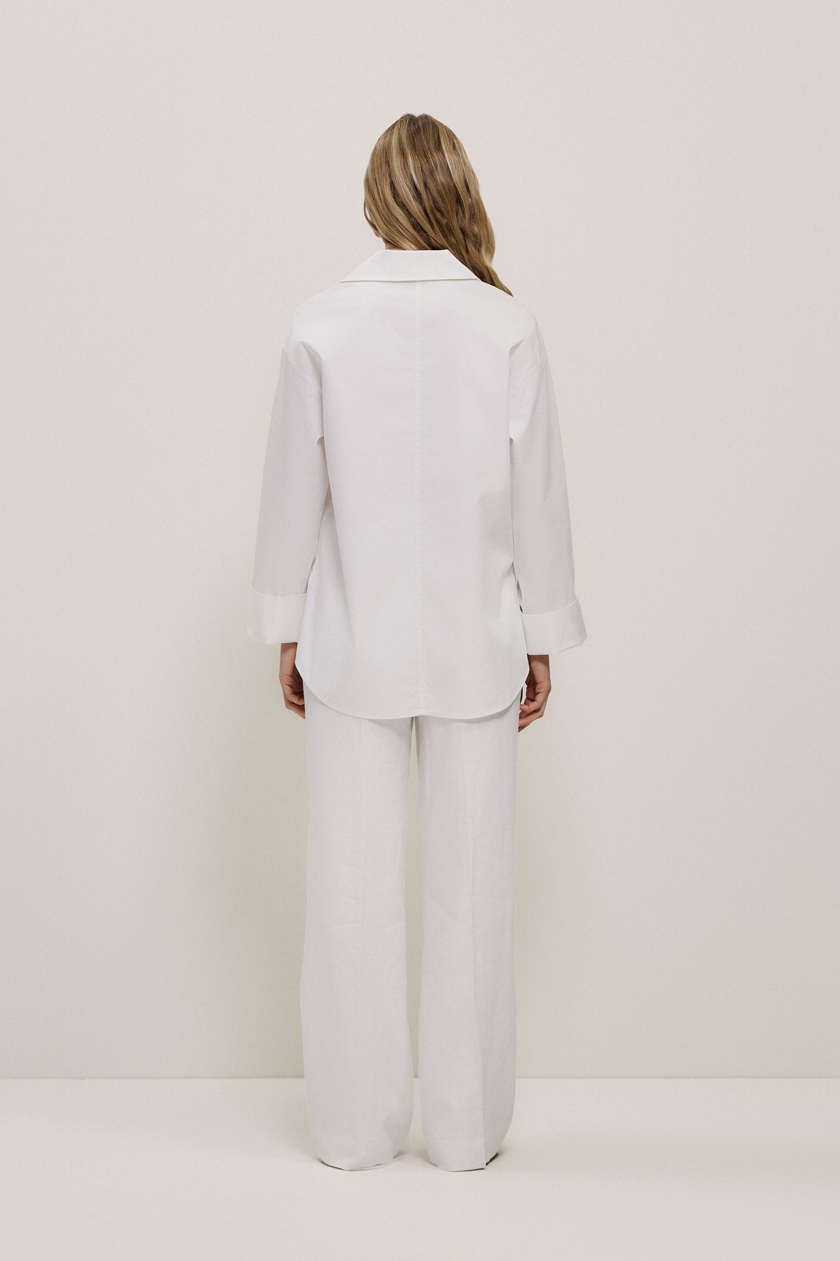 Poplin Relaxed Longline Shirt