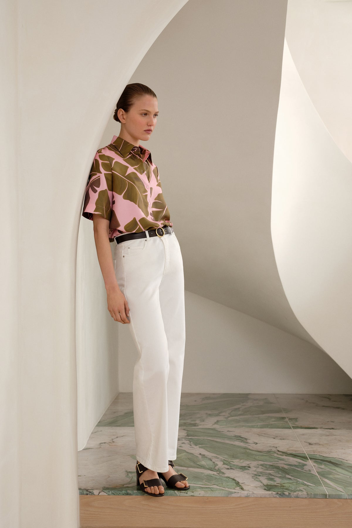 Solara Silk Short Sleeve Shirt