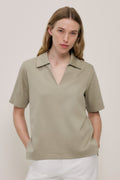 Modal Cotton Collared T-Shirt