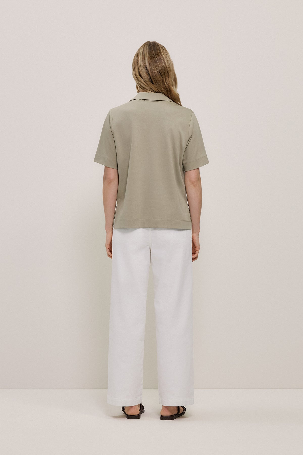 Modal Cotton Collared T-Shirt