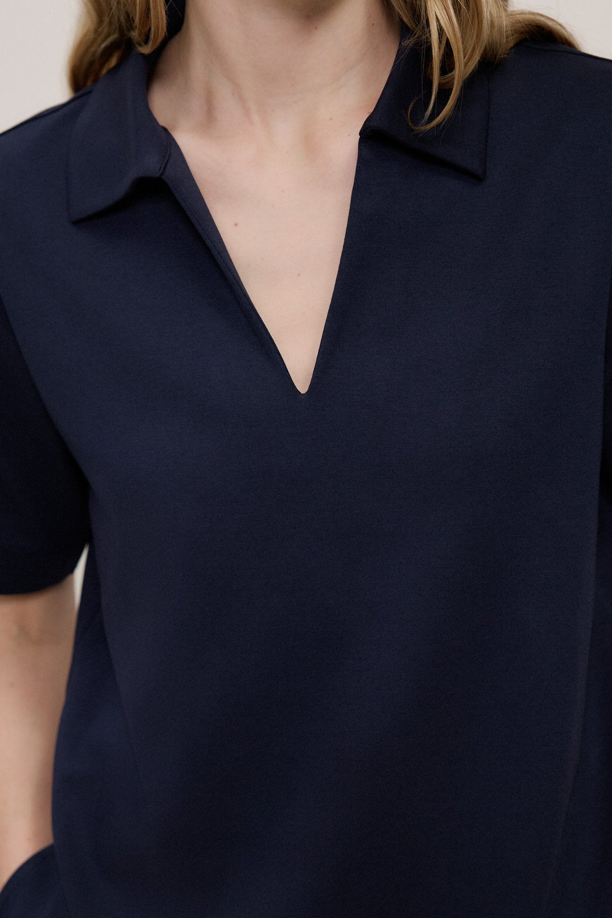 Modal Cotton Collared T-Shirt
