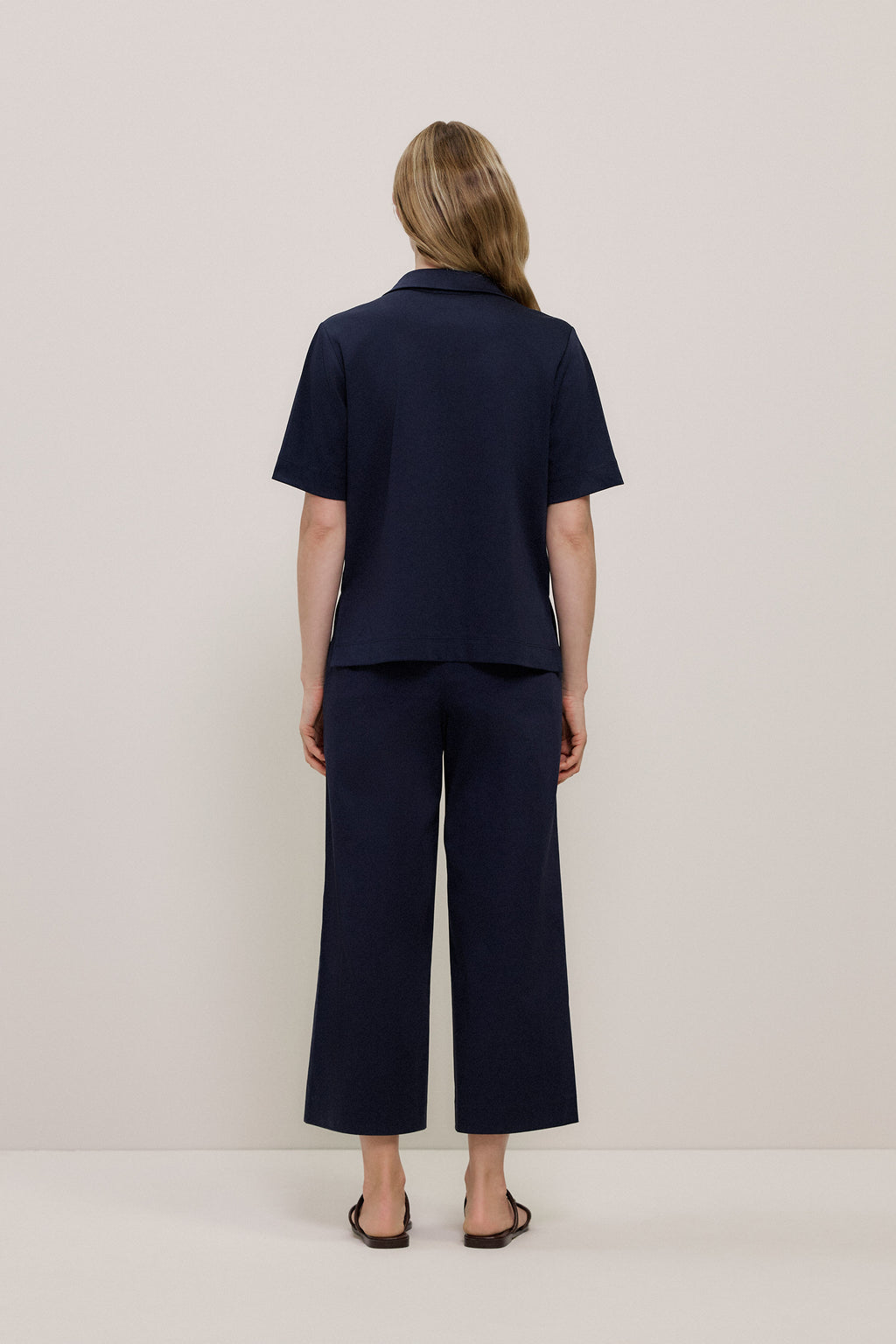 Modal Cotton Collared T-Shirt