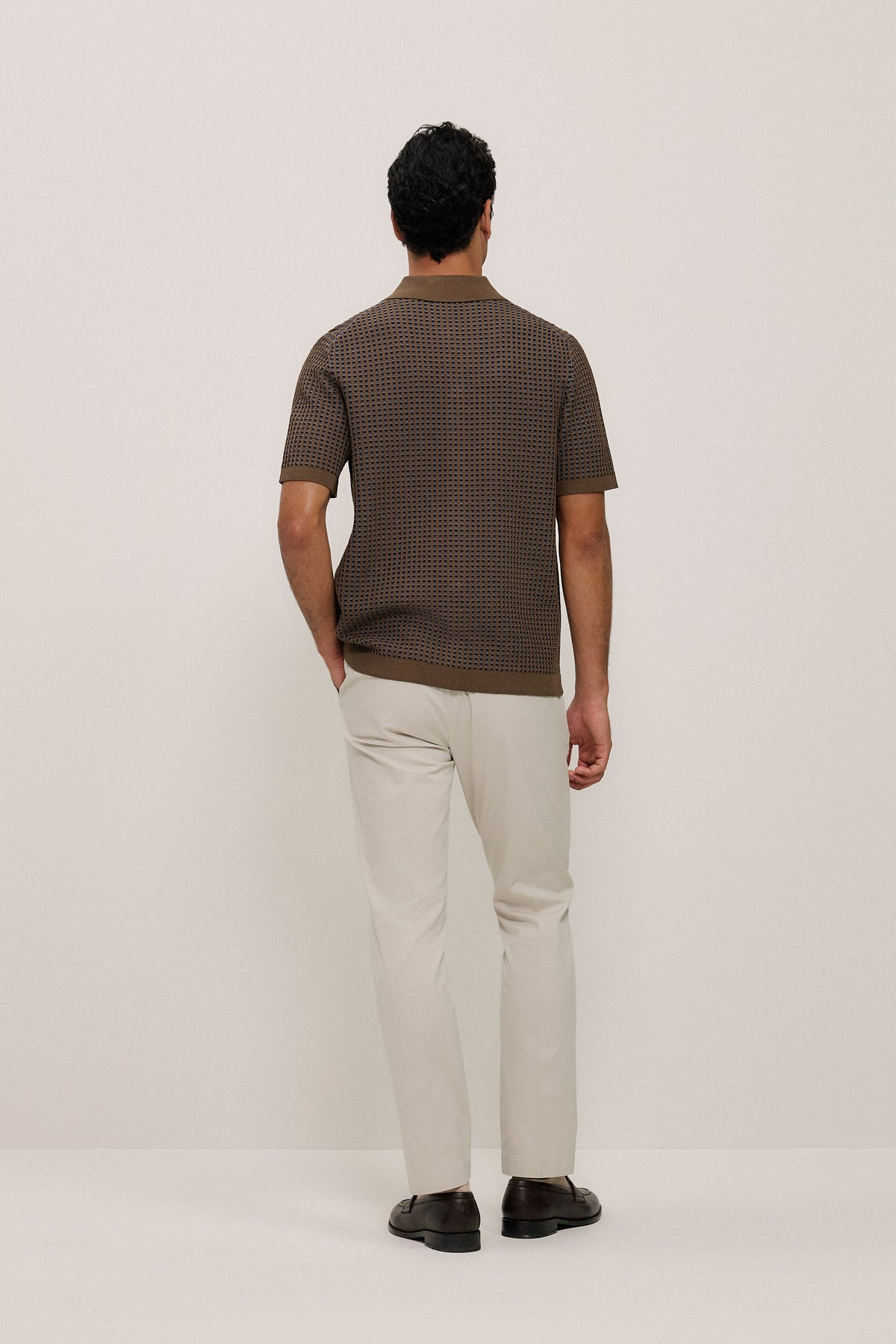 Jacquard Geo Knit Shirt