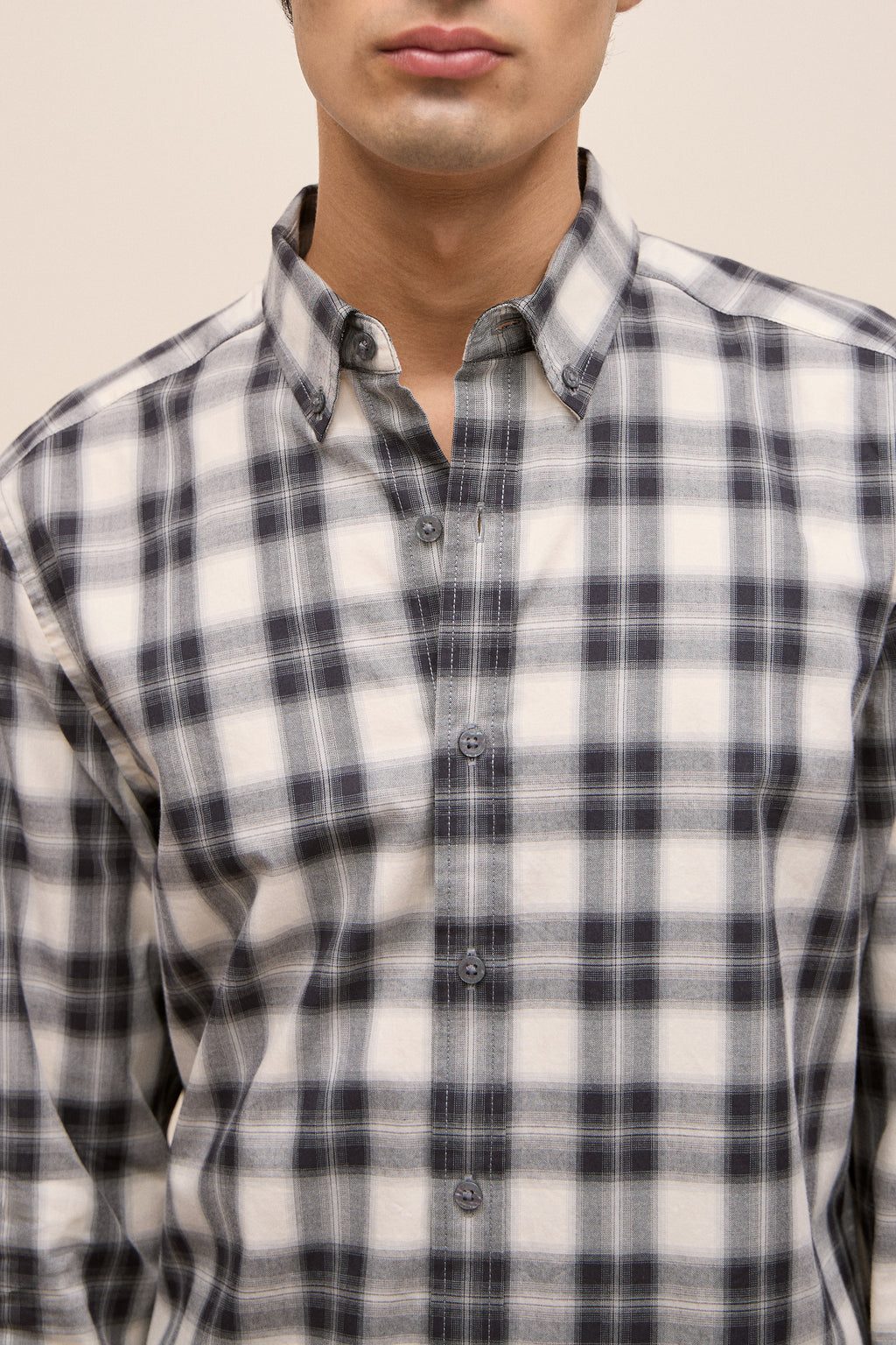 Ombre Check Shirt