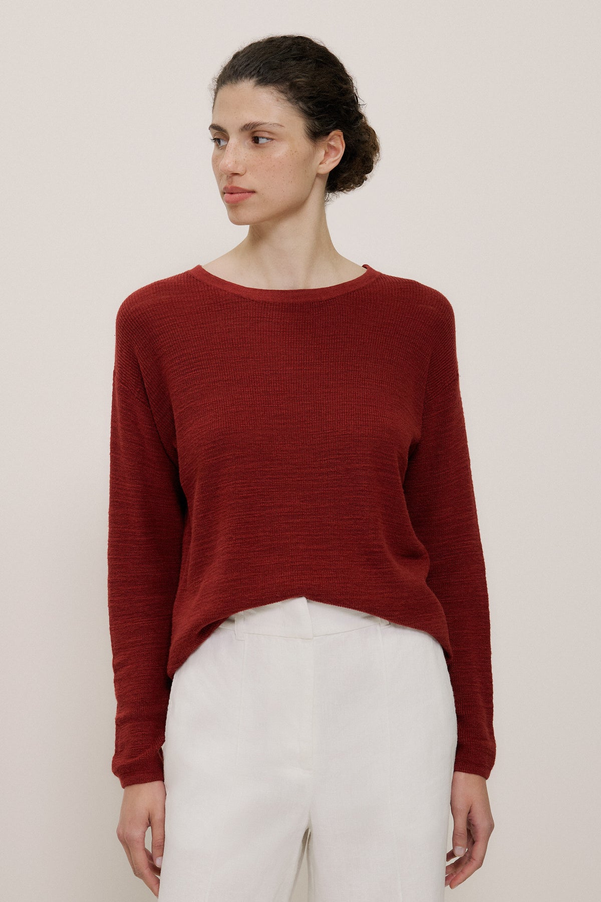 Linen Cotton Pullover