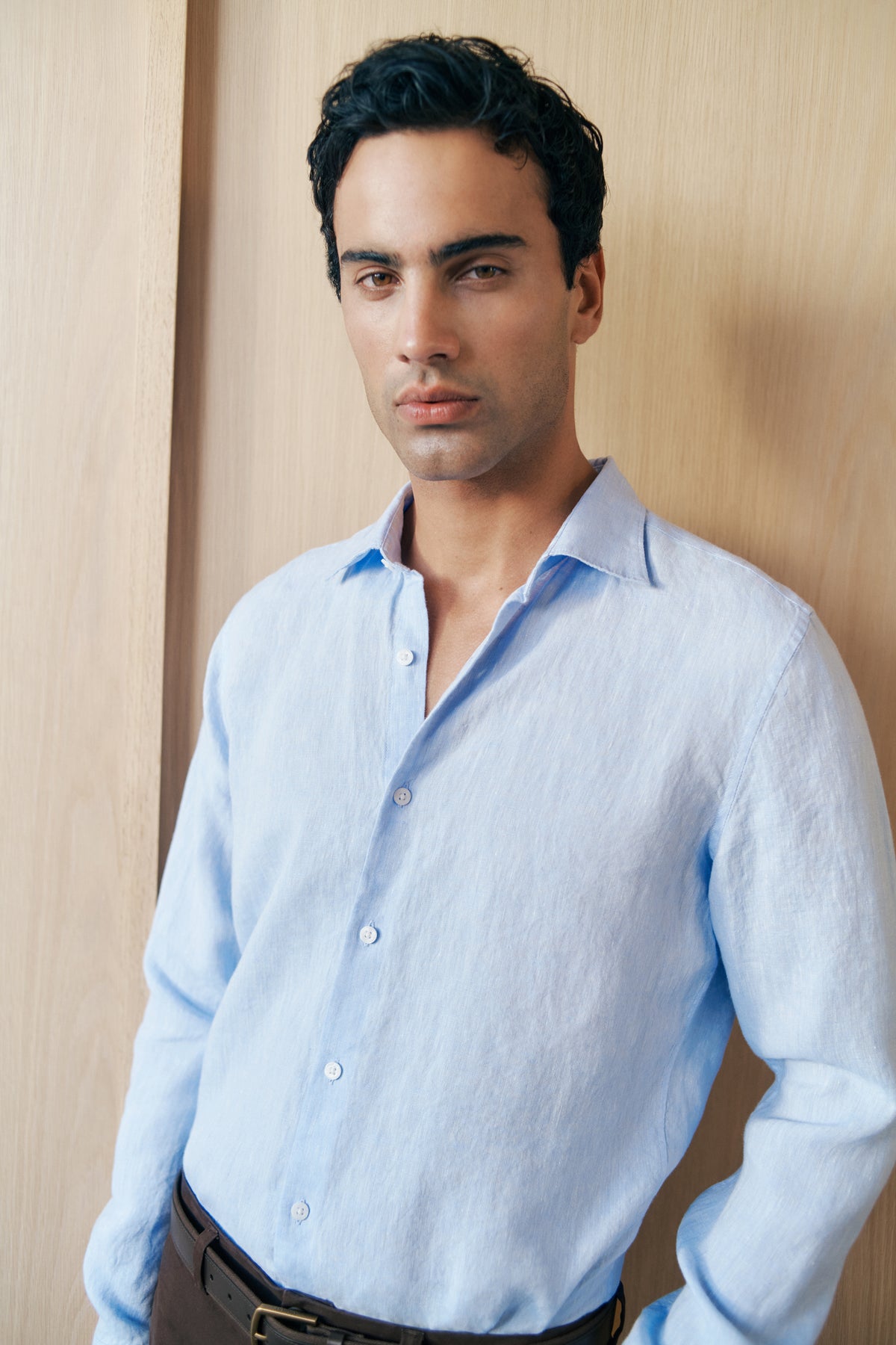 Tailored Fit Delave Linen Shirt