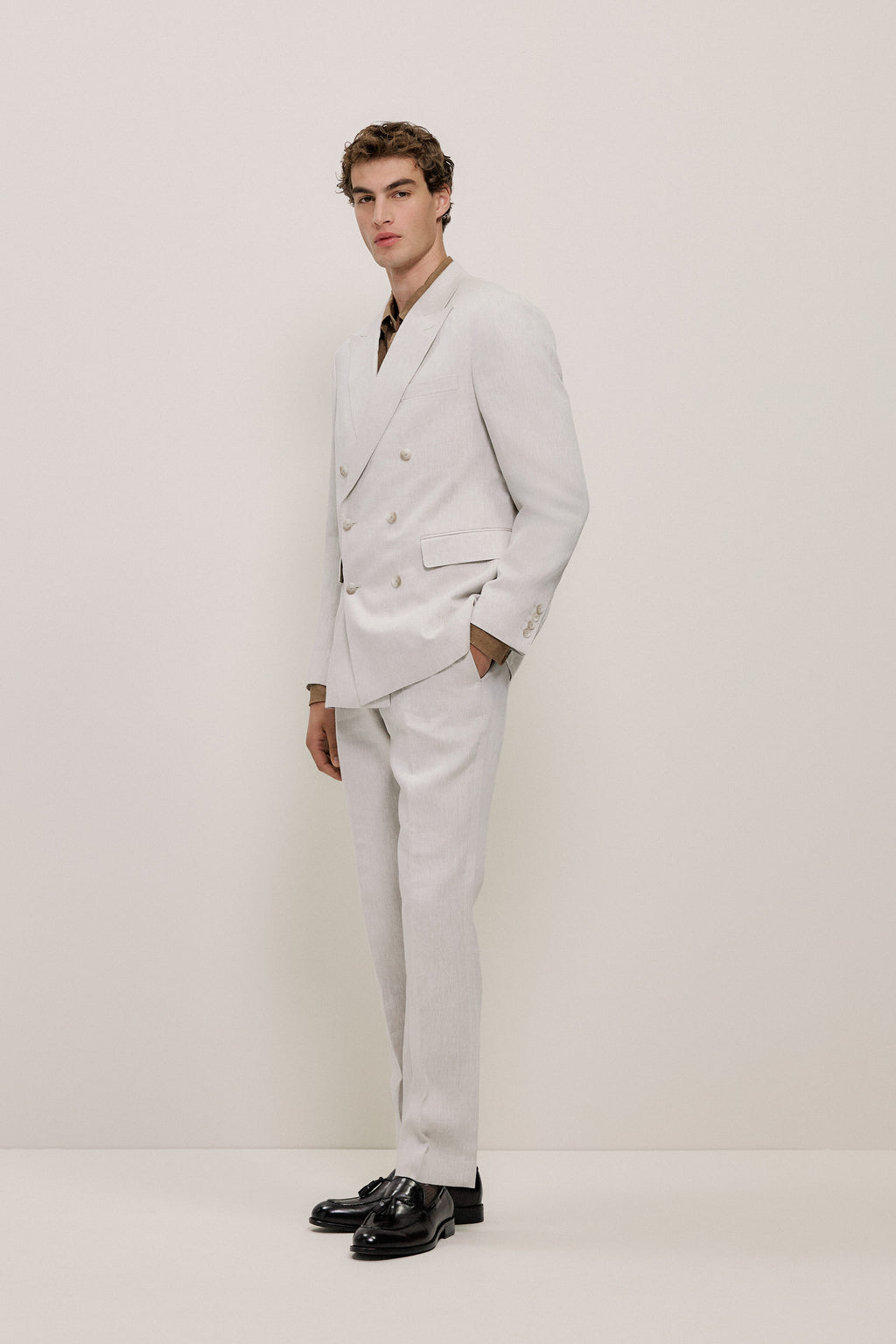 Regular Fit Delave Linen Shirt