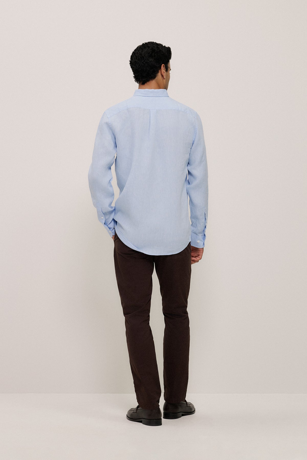 Regular Fit Delave Linen Shirt