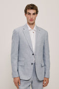 Textured Linen Blazer