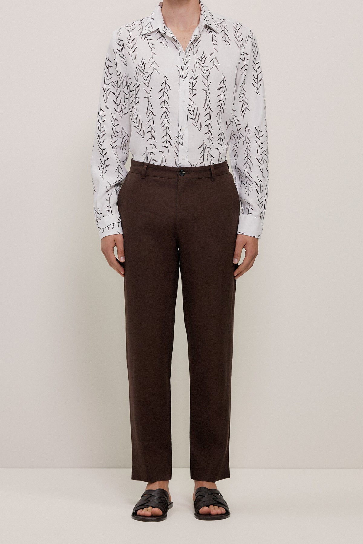 Linen Relaxed Tailored Pant