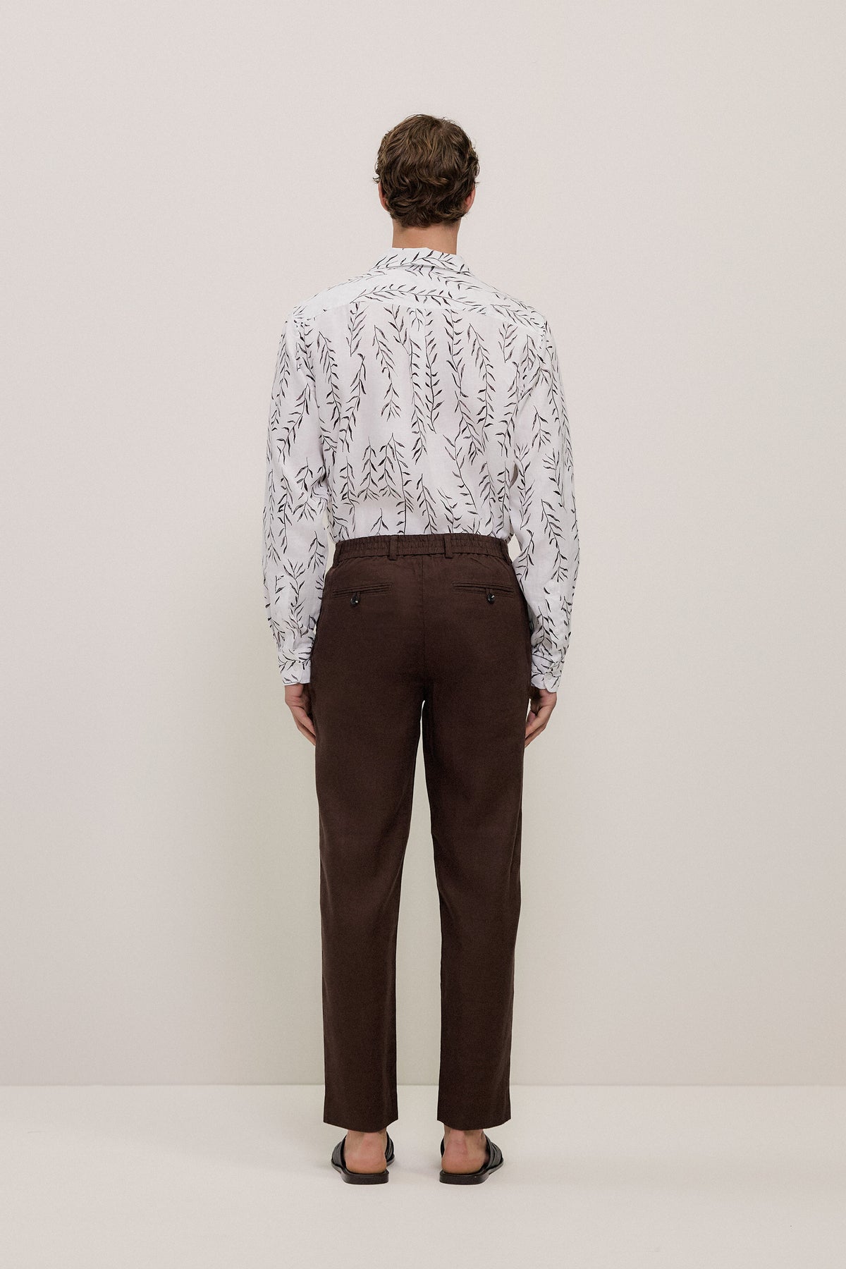 Linen Relaxed Tailored Pant