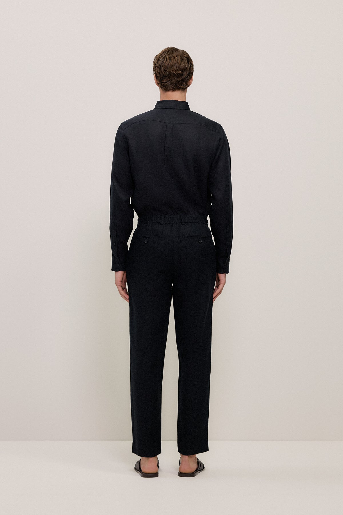 Linen Relaxed Tailored Pant
