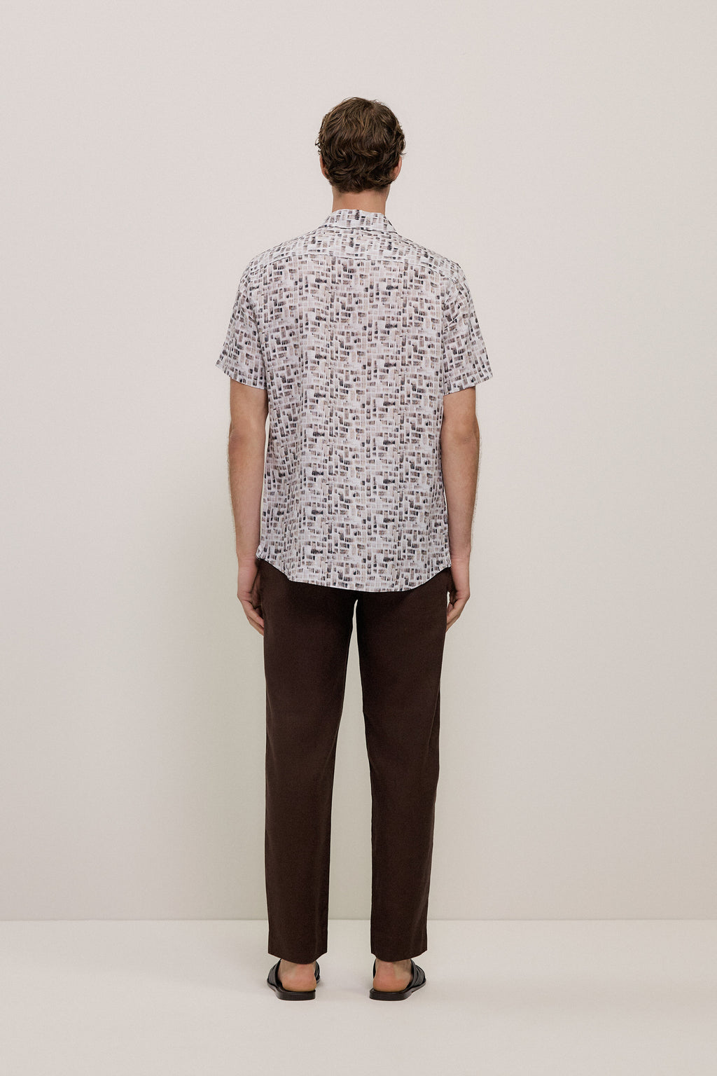 Rift Regular Fit Linen Short Sleeve Shirt