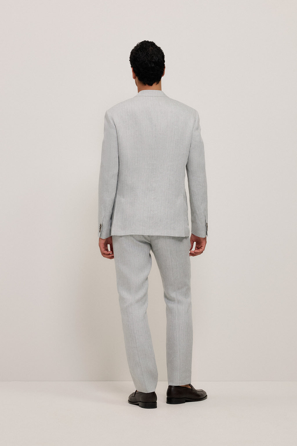 Linen Herringbone Blazer