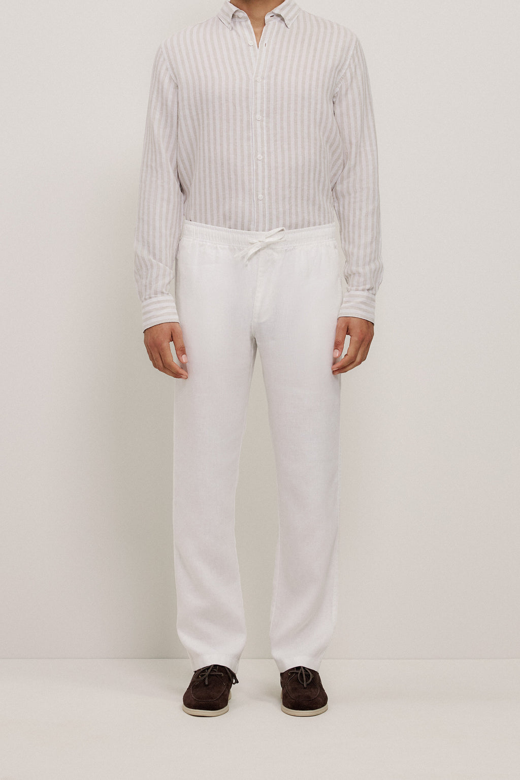 Linen Relaxed Drawcord Pant