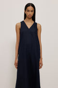 Linen Column Dress