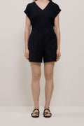 Stretch Linen Blend Short