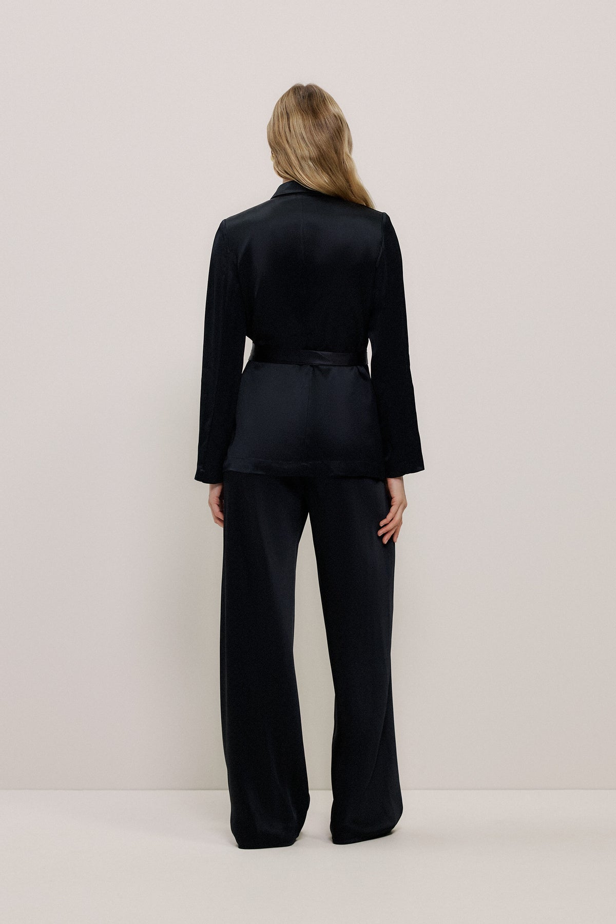 Satin Relaxed Tailored Jacket