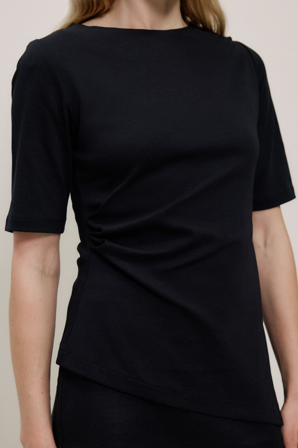 Modal Cotton Asymmetric T-shirt