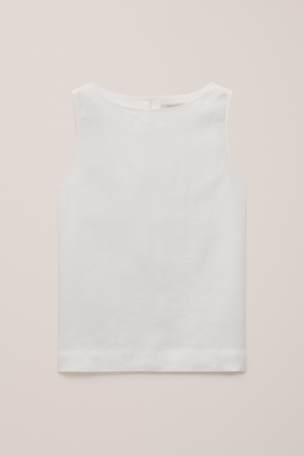 Linen Boatneck Tank
