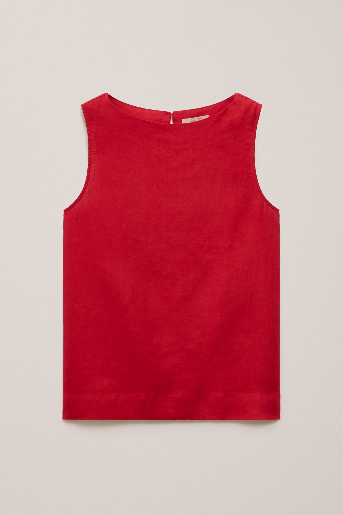 Linen Boatneck Tank