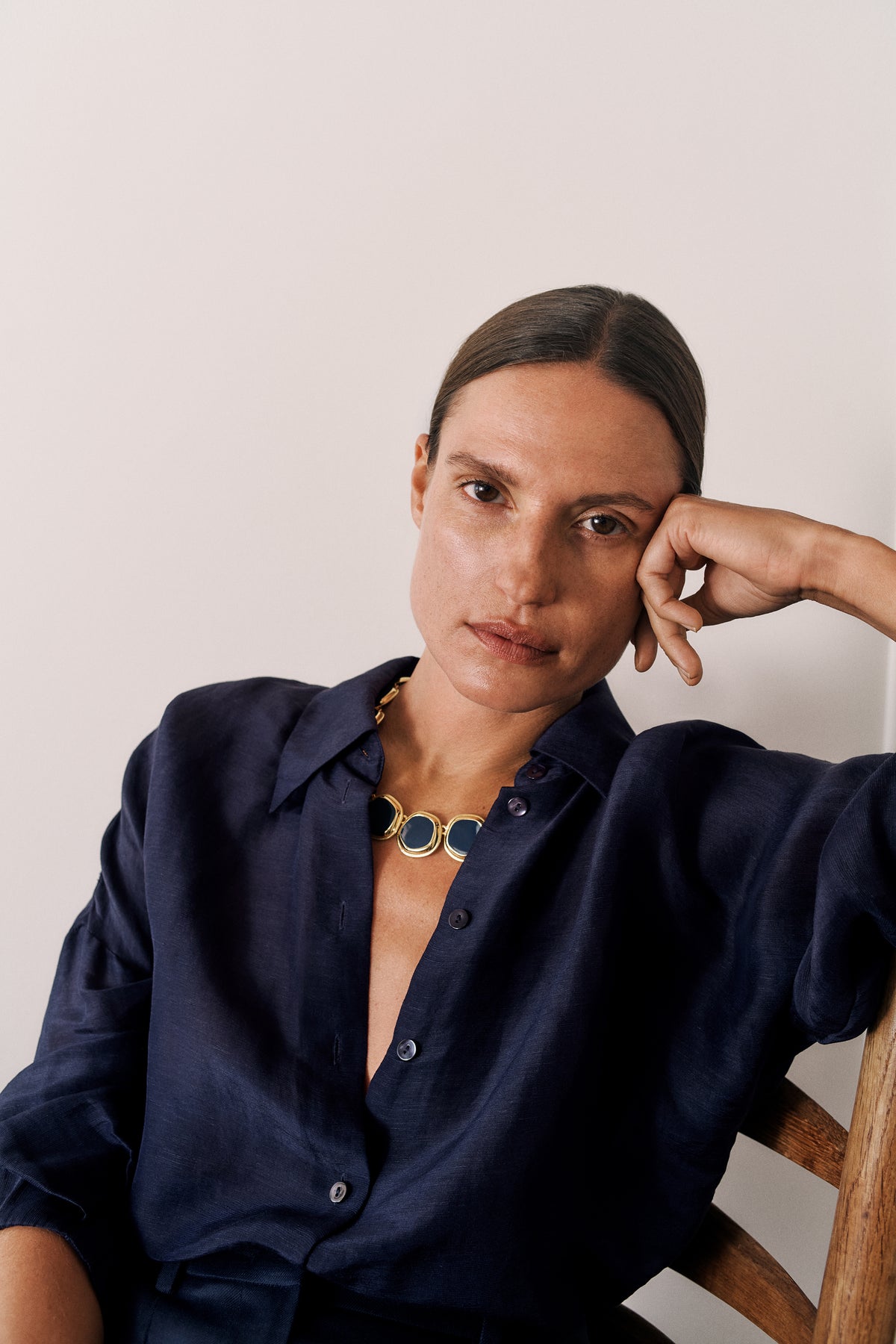 Linen Silk Relaxed Shirt