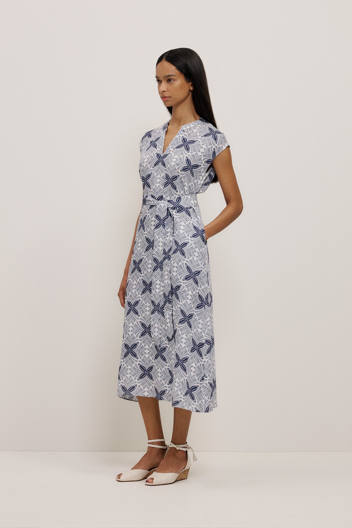 Mosaic Relaxed Popover Dress