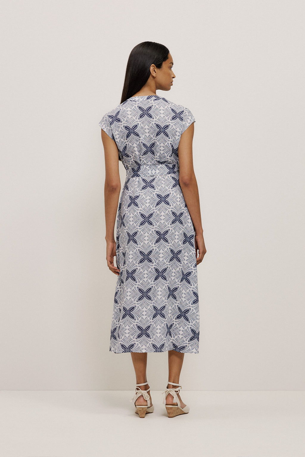 Mosaic Relaxed Popover Dress