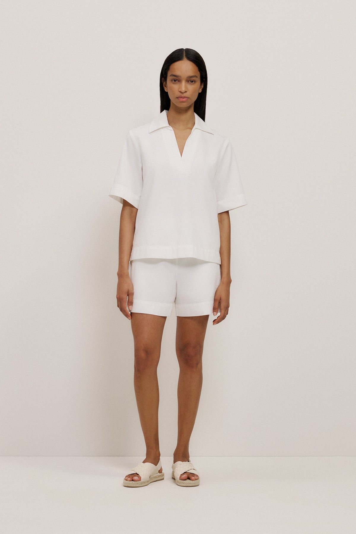 Soft Denim Drawcord Short