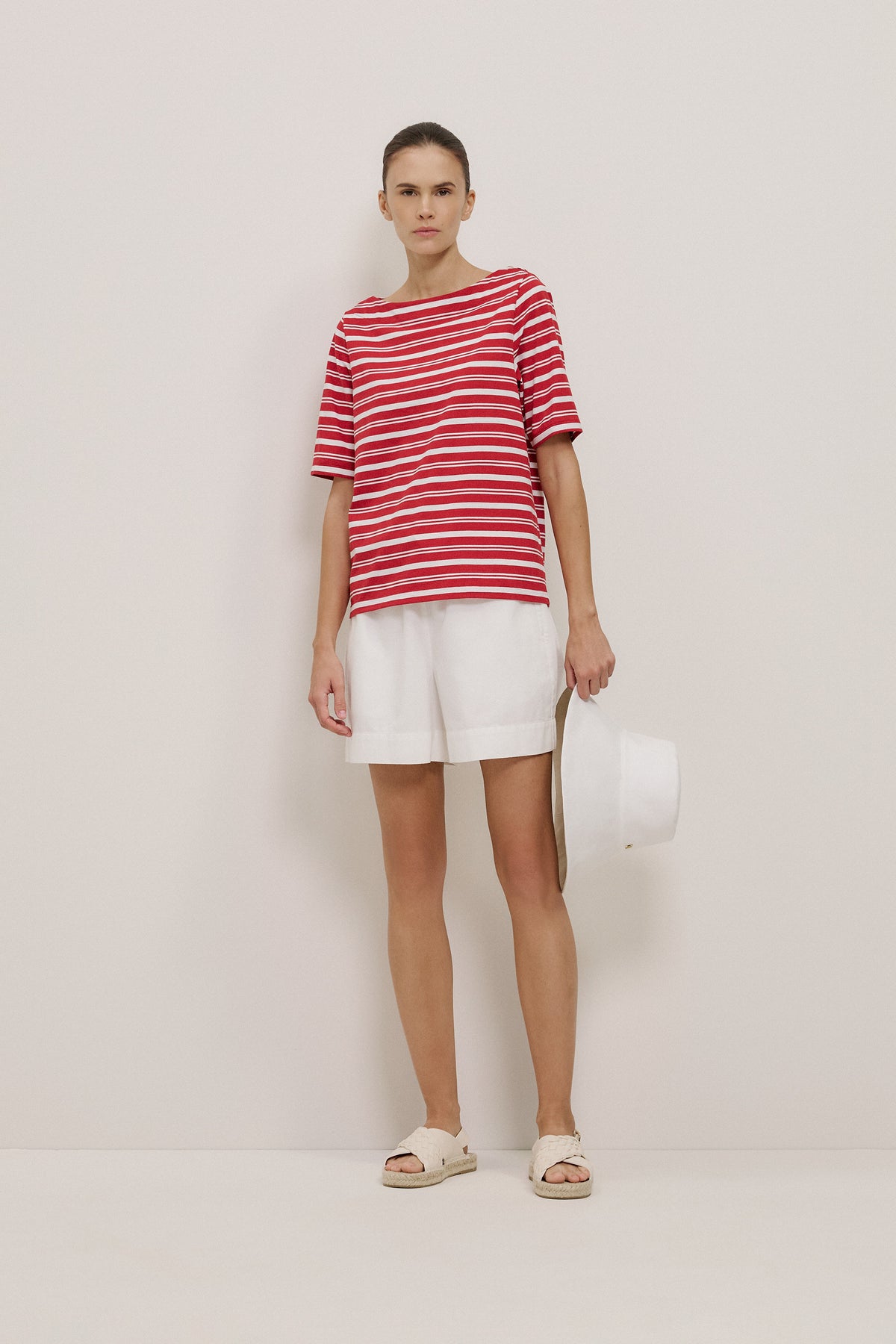 Stripe Boatneck T-shirt