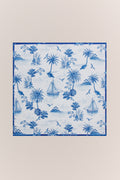 Toile Print Silk Scarf