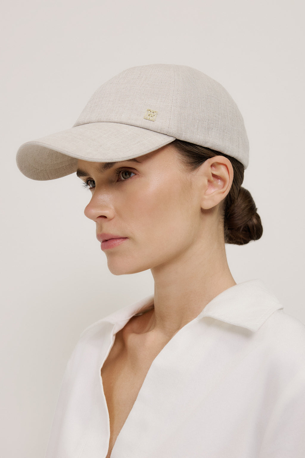Sirena Linen Cap