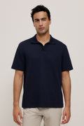 Jacquard Diamond Stitch Polo