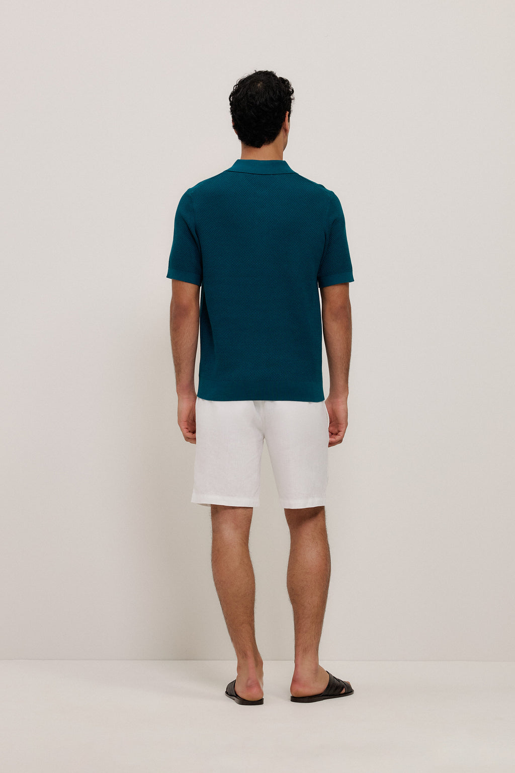 Cotton Texture Knit Polo