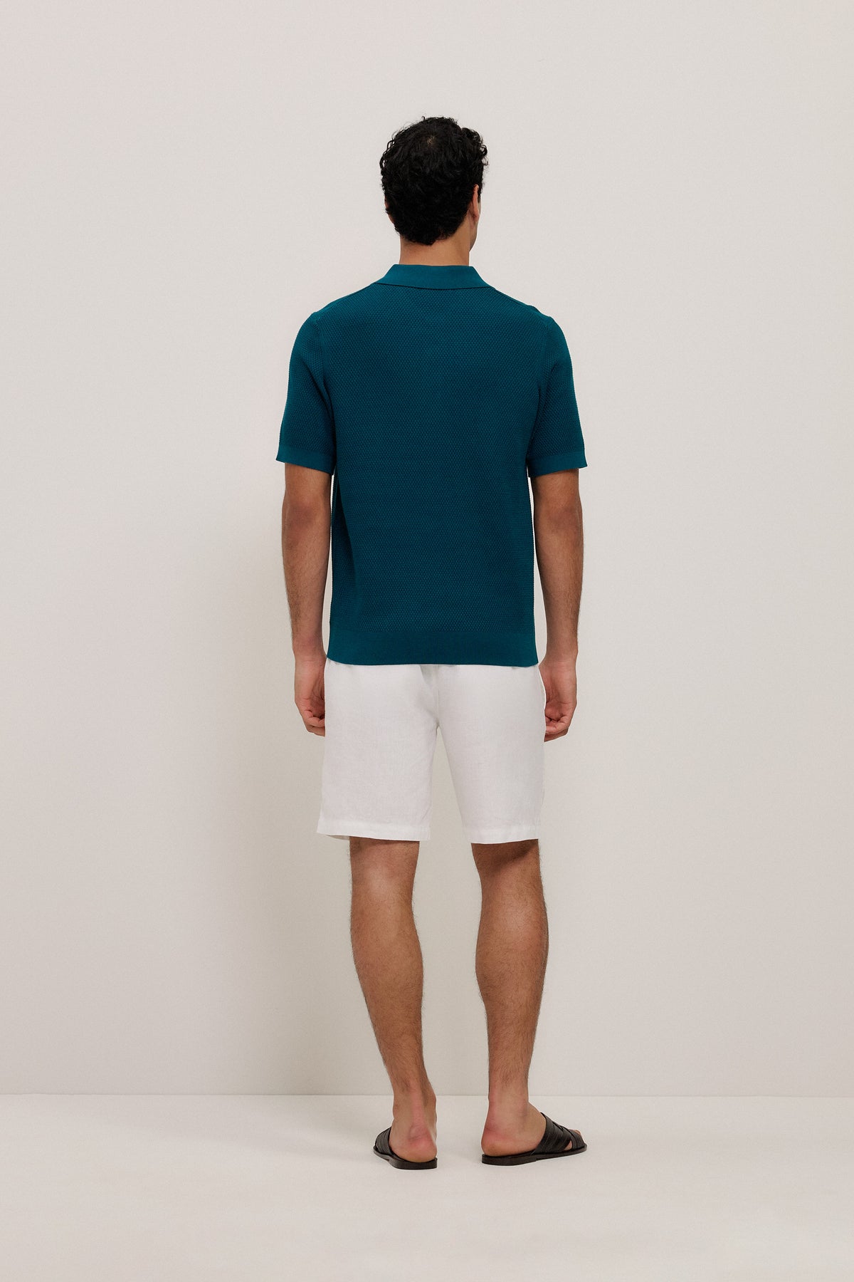 Cotton Texture Knit Polo