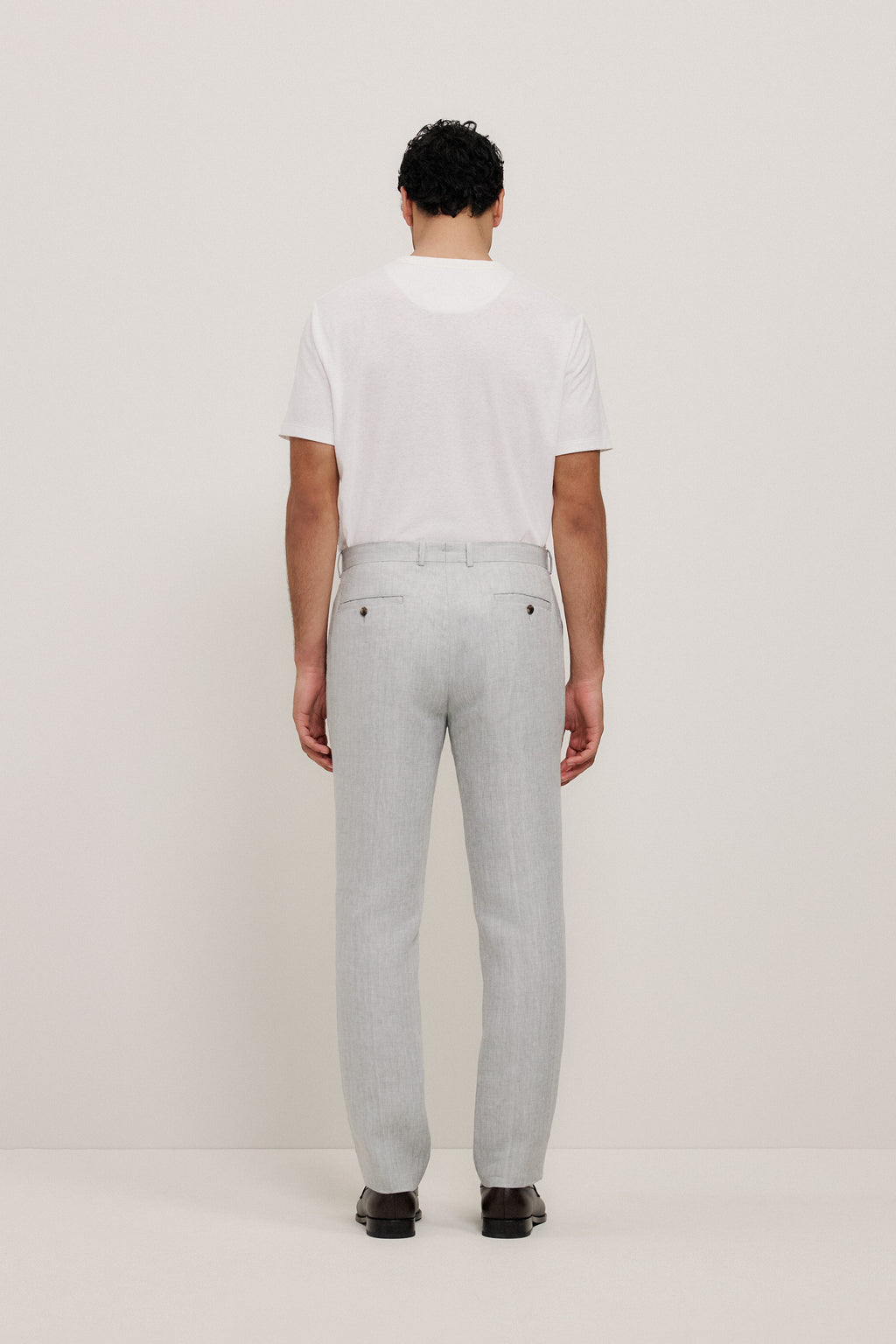 Linen Herringbone Trouser